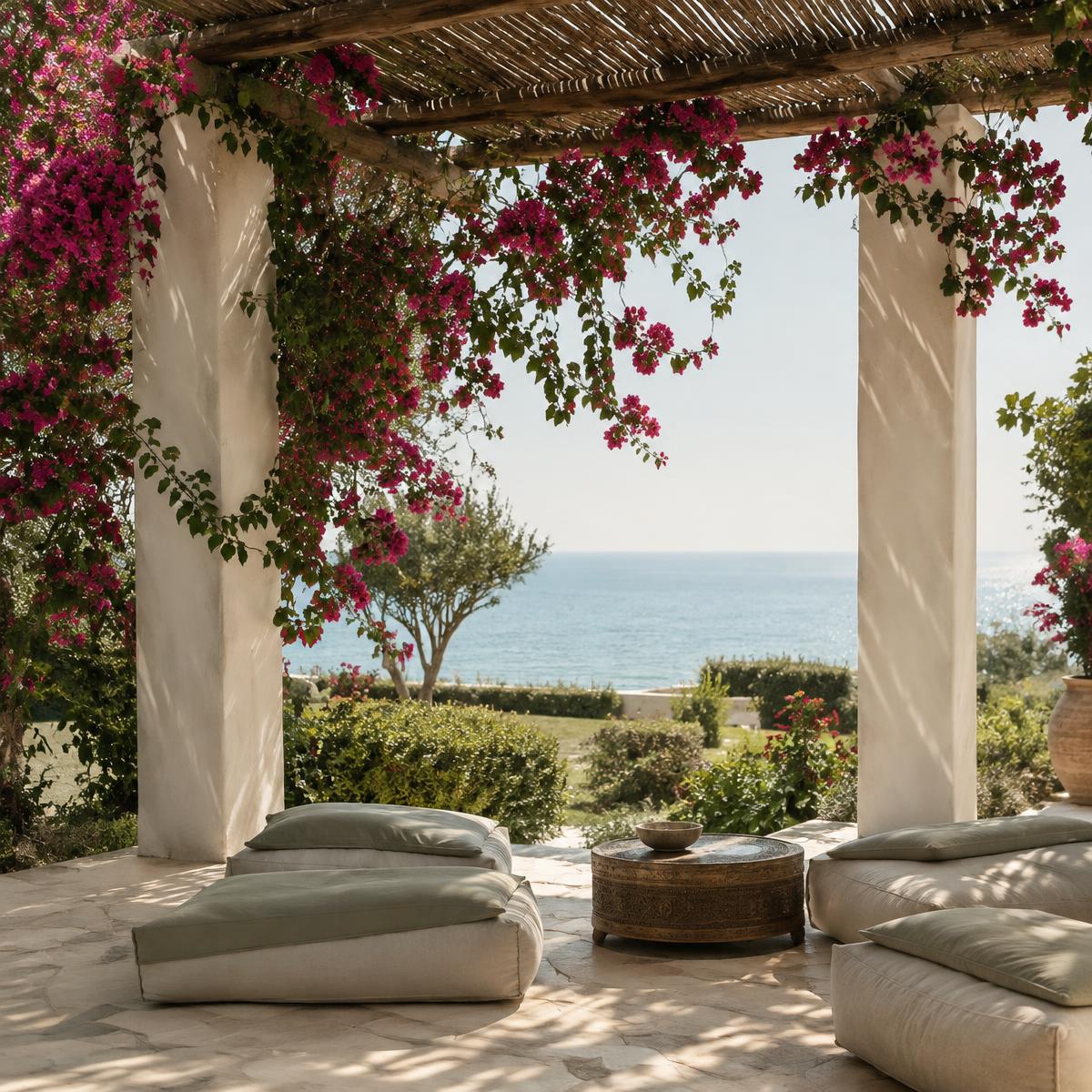 Jardin d'une maison d'hôtes
